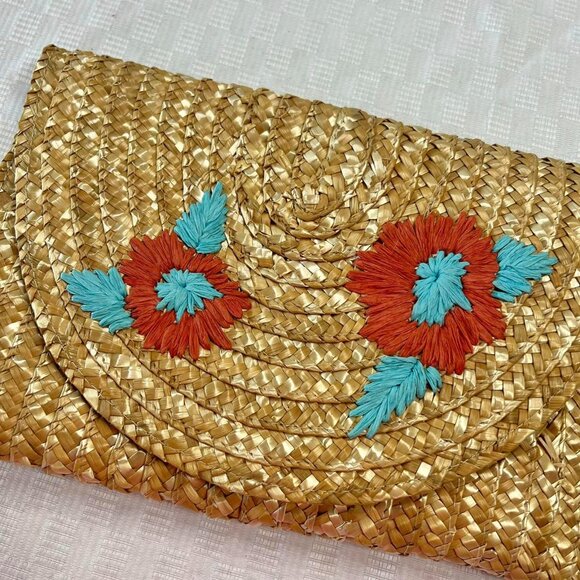 NWT Emporio Enzo Straw Wrist-let - Picture 5 of 9